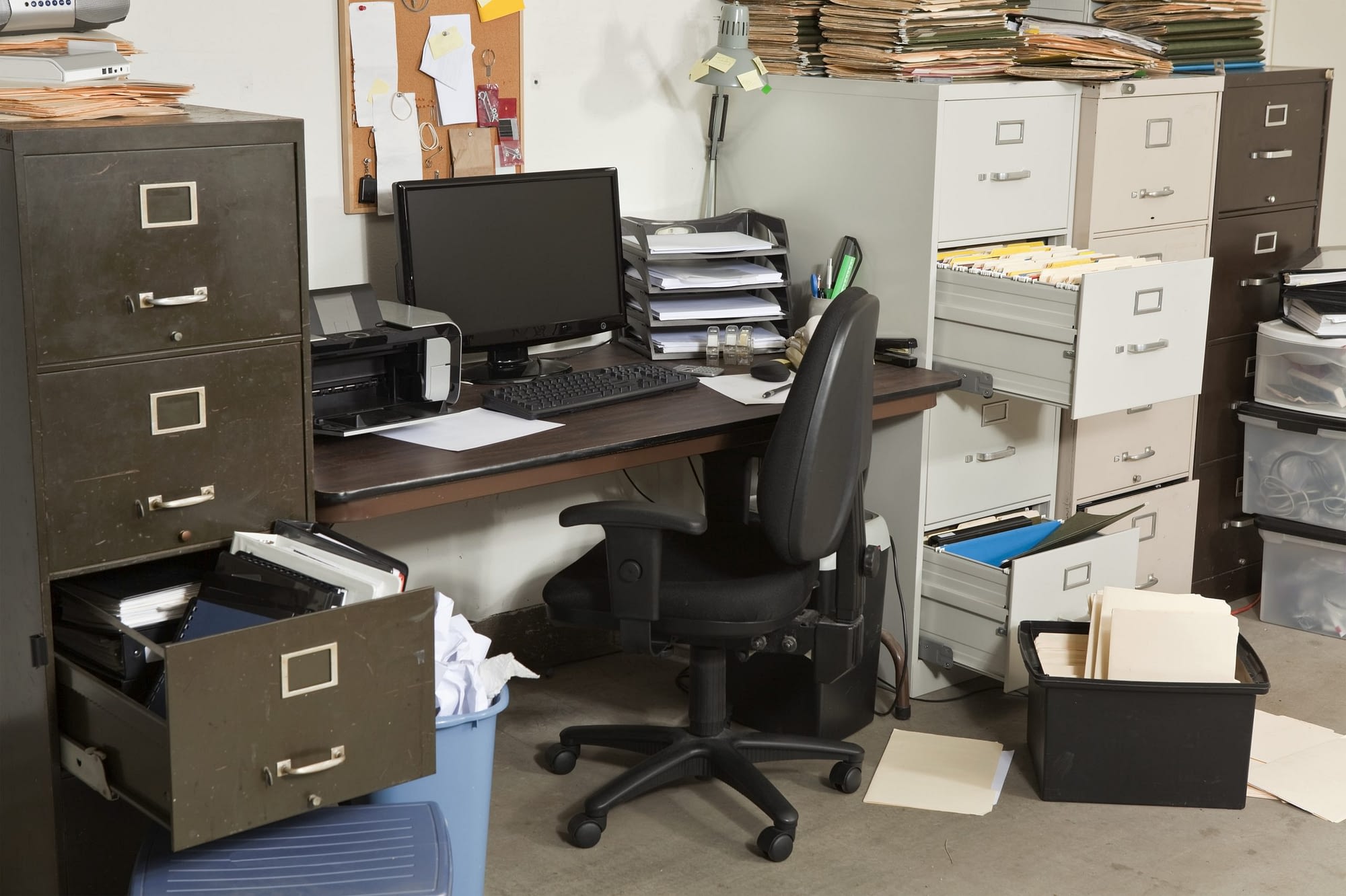 Messy-files-cabinets